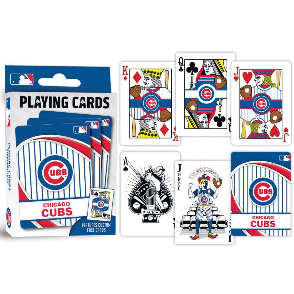Chicago Cubs Playing Cards - 54 Card Deck (ONLINE ORDER ONLY)