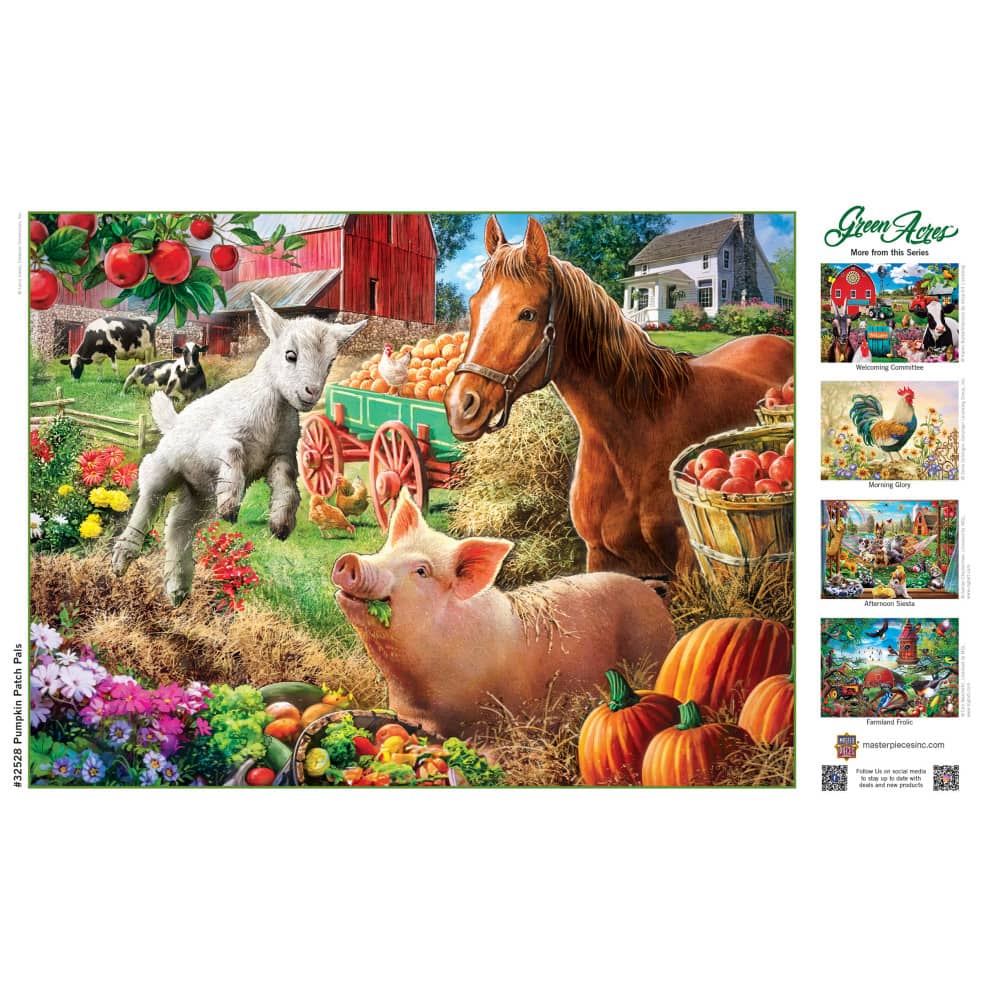 Green Acres - Pumpkin Patch Pals 300 Piece EZ Grip Jigsaw Puzzle