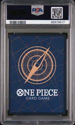 2022 ONE PIECE JAPANESE ROMANCE DAWN G/G F/F PSTL.RED HAWK #26 - PSA MINT 9 (Online Order Only)