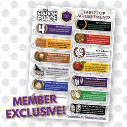 Tabletop Achievements Stickers (ONLINE ORDER ONLY)