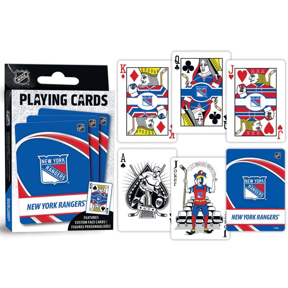 New York Rangers Playing Cards - 54 Card Deck (ONLINE ORDER ONLY)