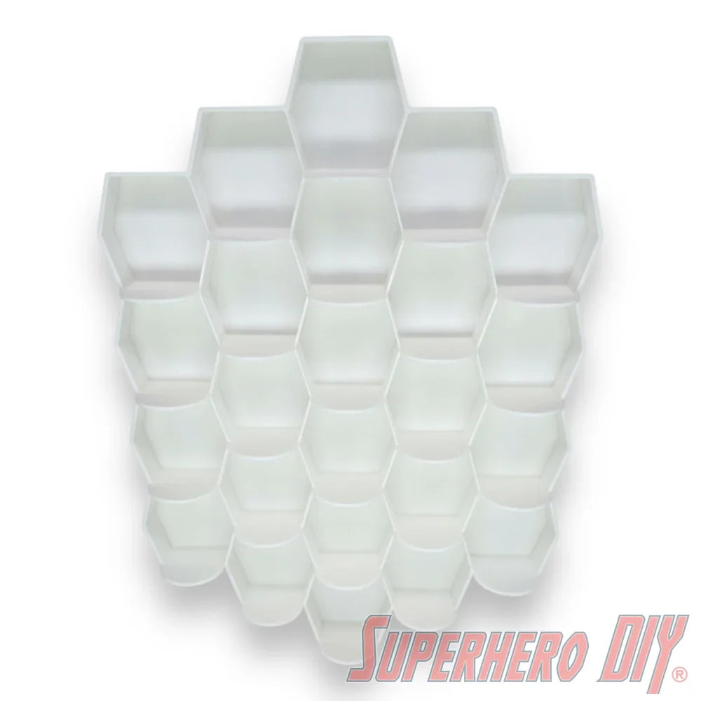 Tall Hexagon Wall Display for up to 24 Small Collectibles | Funko Advent Calendar, Disney Doorables, etc! (ONLINE ORDER ONLY)