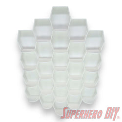 Tall Hexagon Wall Display for up to 24 Small Collectibles | Funko Advent Calendar, Disney Doorables, etc! (ONLINE ORDER ONLY)