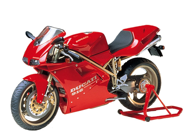 Tamiya 1/12 Ducati 916 Motorcycle Plastic Model Kit TAM14068 (ONLINE ORDER ONLY)