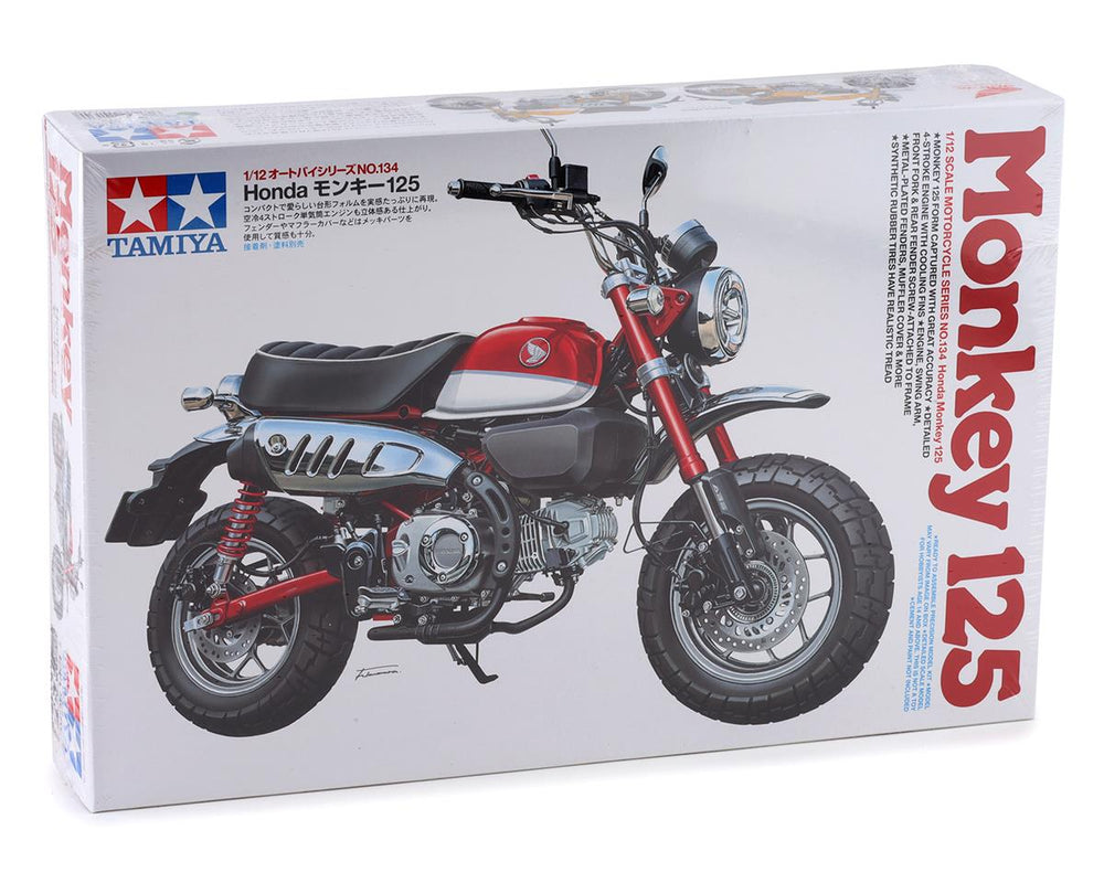 Tamiya 1/12 Honda Monkey 125 Motorcycle Plastic Model Kit (ONLINE ORDER ONLY)