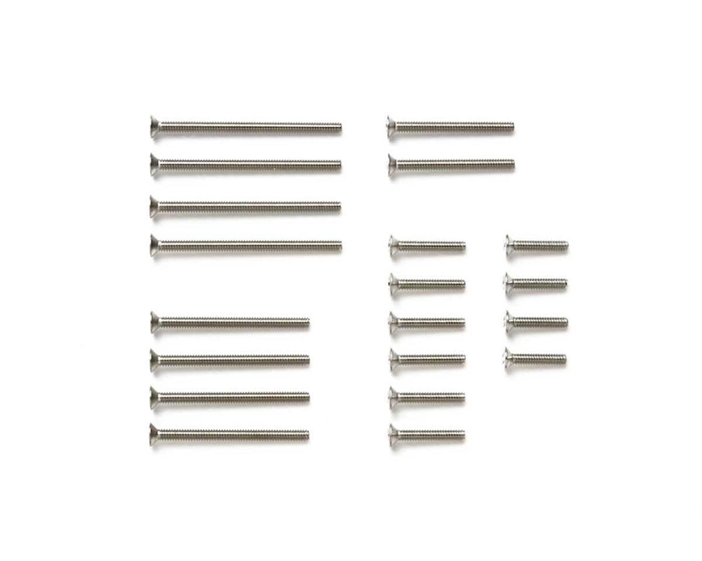 Tamiya JR Countersunk Screw Set Stainless Steel (ONLINE ORDER ONLY)