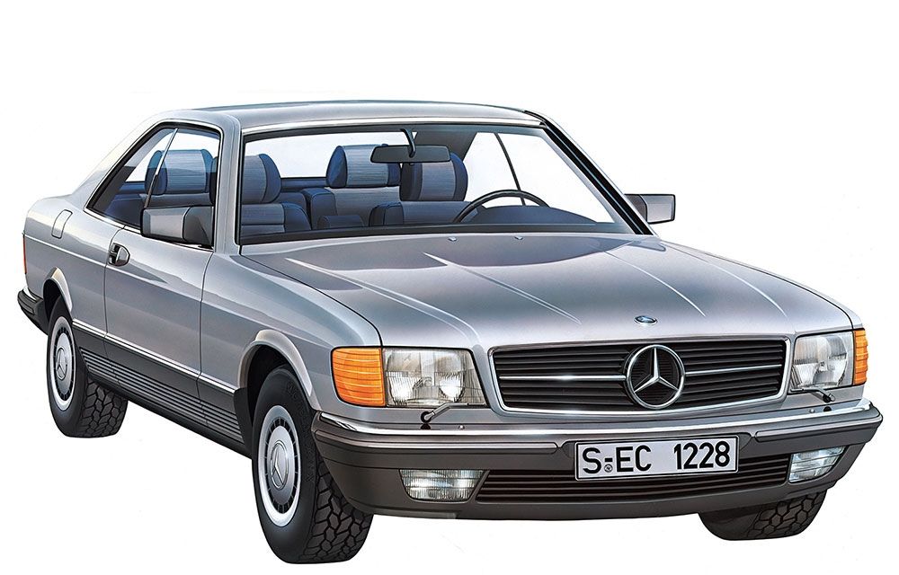 Tamiya 1/24 Mercedes-Benz 500 SEC, Plastic Model 24029 (ONLINE ORDER ONLY)