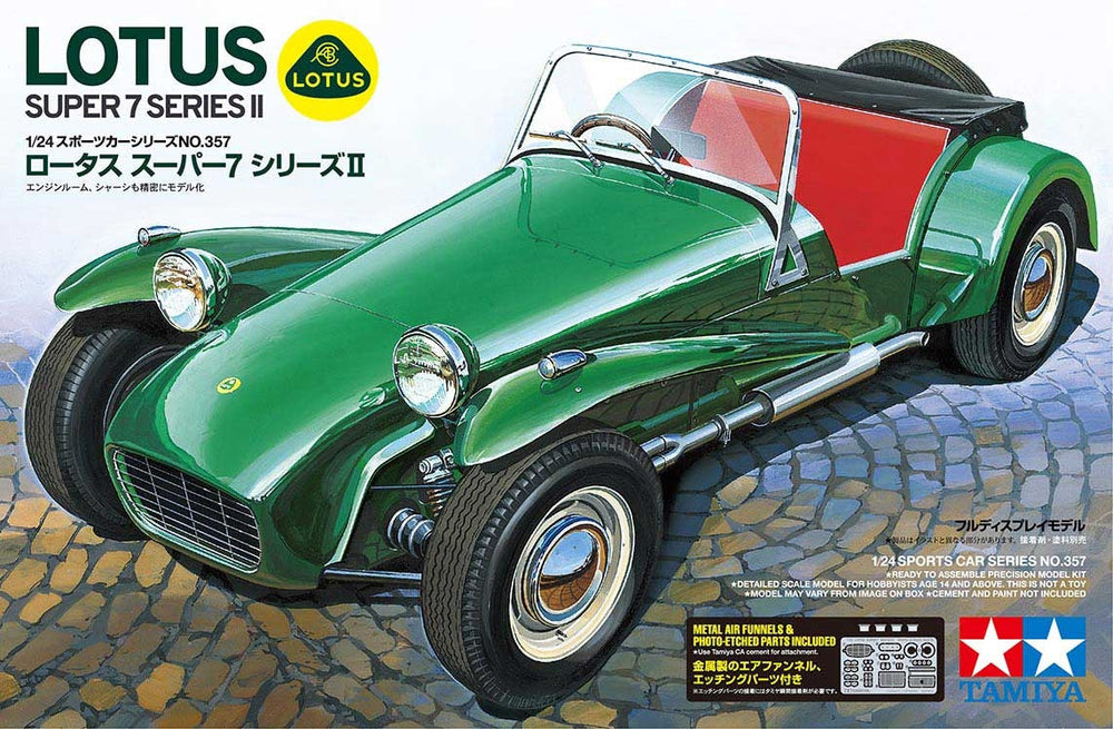 Tamiya 1/24 Lotus Super 7 Series II Plastic Model Kit (ONLINE ORDER ONLY)