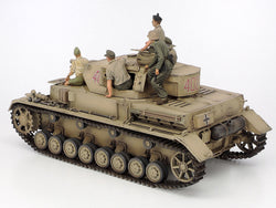 Tamiya 1/35 German Tank Panzer IV Ausf.F & Motorcycle Model Set 25208 (ONLINE ORDER ONLY)