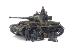 Tamiya 1/35 Plastic Model German Panzer IV Ausf.G Early, Motorcycle Set Easter Front, 25209 (ONLINE ORDER ONLY)