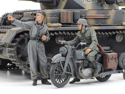 Tamiya 1/35 Plastic Model German Panzer IV Ausf.G Early, Motorcycle Set Easter Front, 25209 (ONLINE ORDER ONLY)