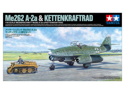 Tamiya 1/48 Messerschmitt Me262 A-2a with Kettenkraftrad 25215 (ONLINE ORDER ONLY)