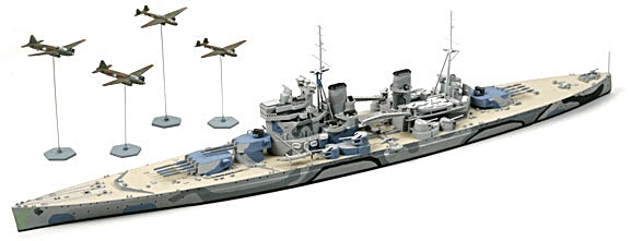 Tamiya 1/700 British Battleship Prince of Wales Plastic Model Kit (ONLINE ORDER ONLY)