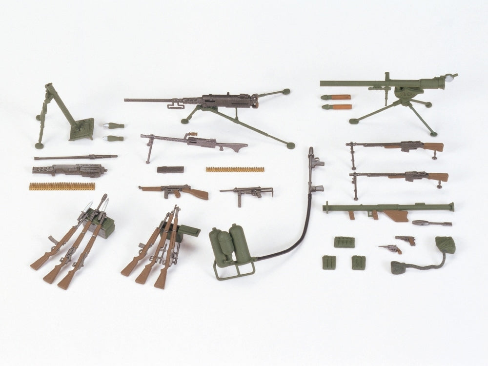 Tamiya U.S. Infantry Weapons Set Plastic Model Kit Ca221 (ONLINE ORDER ONLY)