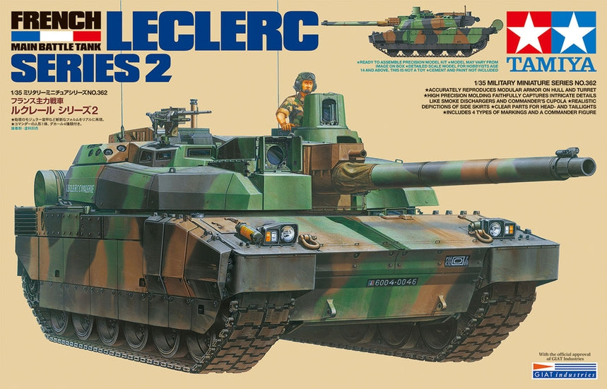 Tamiya 1/35 French Main Battle Tank Plastic Model Kit (ONLINE ORDER ONLY)