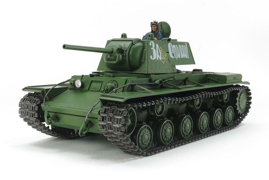 Tamiya 1/35 Russian Heavy Tank KV-1N Model Kit 1941 Early Production Plastic Model Kit (ONLINE ORDER ONLY)