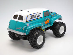 Tamiya RC Squash Van, GF-02 Green/White Painted Body 47497 (ONLINE ORDER ONLY)