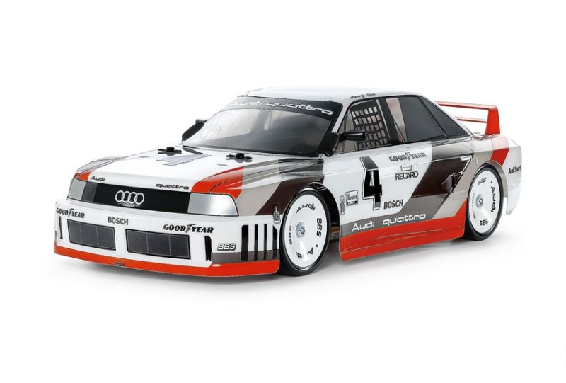 Tamiya 1/10 R/C Audi 90 Quattro Racing (Painted Body) (TT-02) 47511 (ONLINE ORDER ONLY)