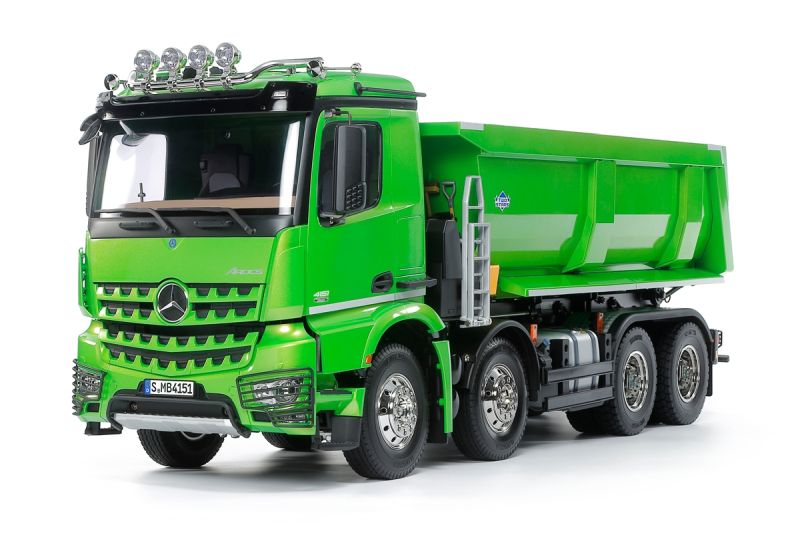 Tamiya 1/14 R/C Mercedes-Benz Arocs 4151 8x4 Tipper Truck Kit (Candy Green Edition) 47523 (ONLINE ORDER ONLY)