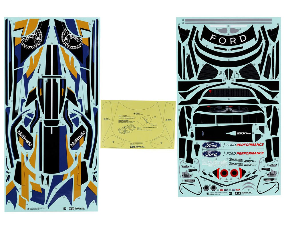Tamiya 1/10 RC 2020 Ford GT Mk II Body Parts Set (ONLINE ORDER ONLY)