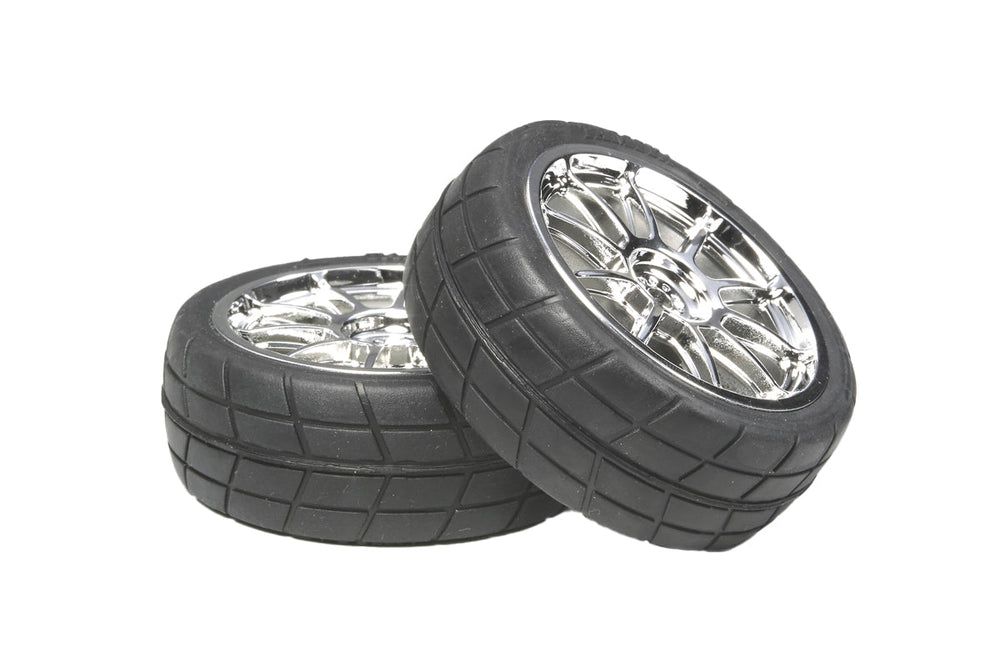 Tamiya RC 10Spoke Metal Plated Wheels (ONLINE ORDER ONLY)