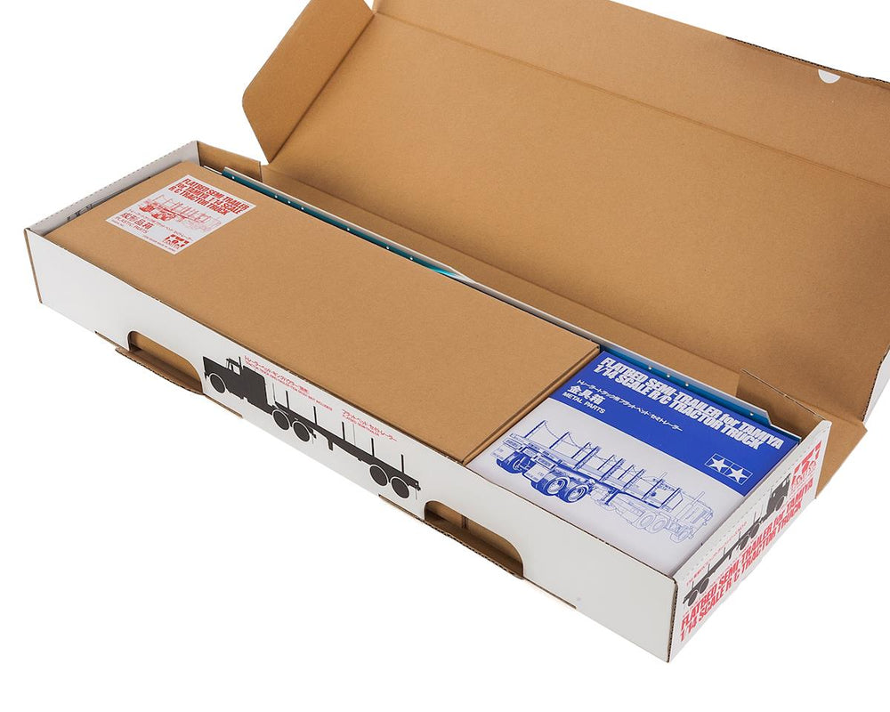 Tamiya 1/14 Scale RC Flatbed Semi Trailer Kit (ONLINE ORDER ONLY)
