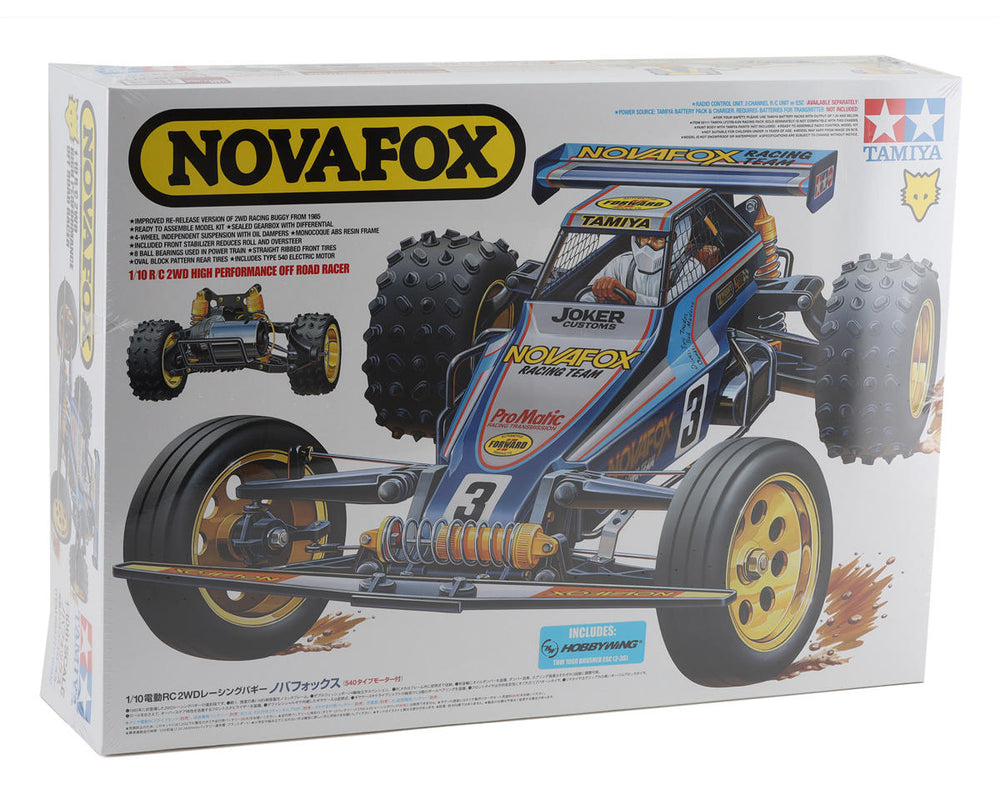Tamiya Novafox 1/10 Off-Road 2WD Buggy Kit TAM58577-A (ONLINE ORDER ONLY)