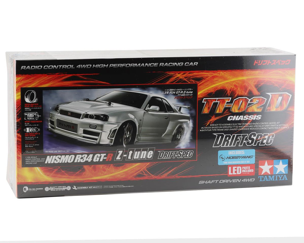 Tamiya 1/10 RC Nismo R34 GT-R Z-Tune Kit TT02D Drift Spec Chassis (ONLINE ORDER ONLY)