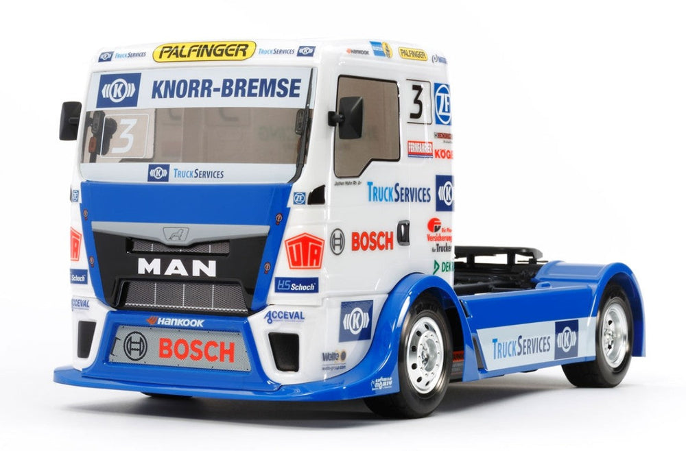 Tamiya 1/10 RC Team Hahn Racing MAN TGS On-Road Kit, w/ TT01 Type 58632 (ONLINE ORDER ONLY)