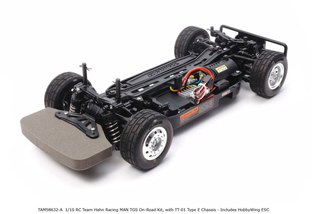 Tamiya 1/10 RC Team Hahn Racing MAN TGS On-Road Kit, w/ TT01 Type 58632 (ONLINE ORDER ONLY)