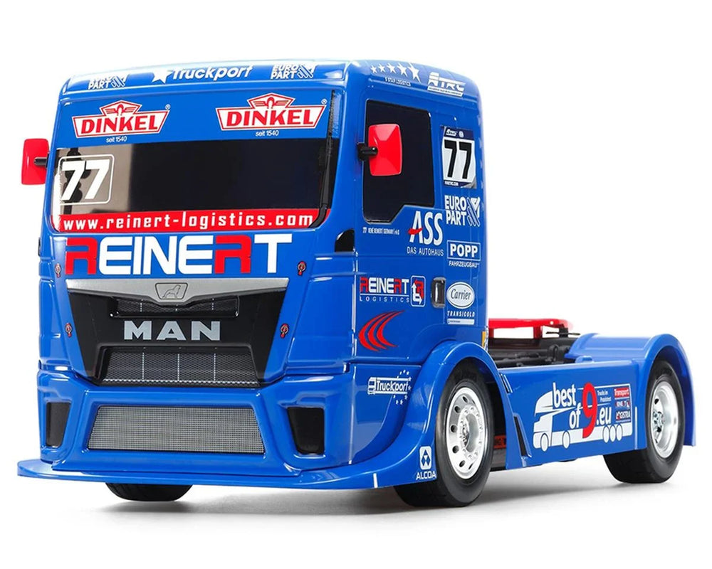 Tamiya 1/10 RC Team Reinert Racing MAN TGS Kit  TT-01 Type E Chasiss - Includes HobbyWing THW 1060 ESC (ONLINE ORDER ONLY)