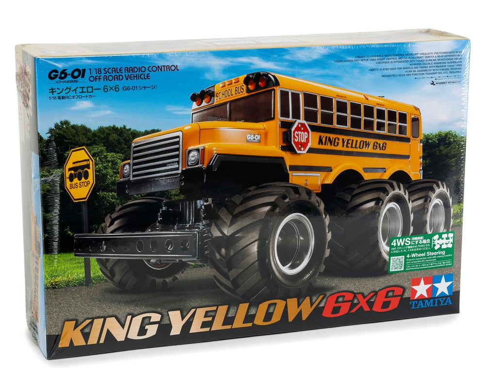 Tamiya King Yellow 6x6 G6-01 1/18 Monster Truck Kit (ONLINE ORDER ONLY)