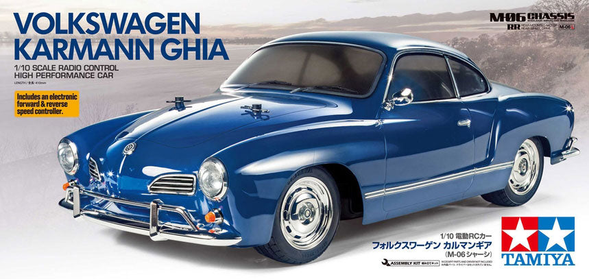 Tamiya 1/10 RC Volkswagen Karmann Ghia Kit M-06 Chassis Touring Car 2WD (ONLINE ORDER ONLY)