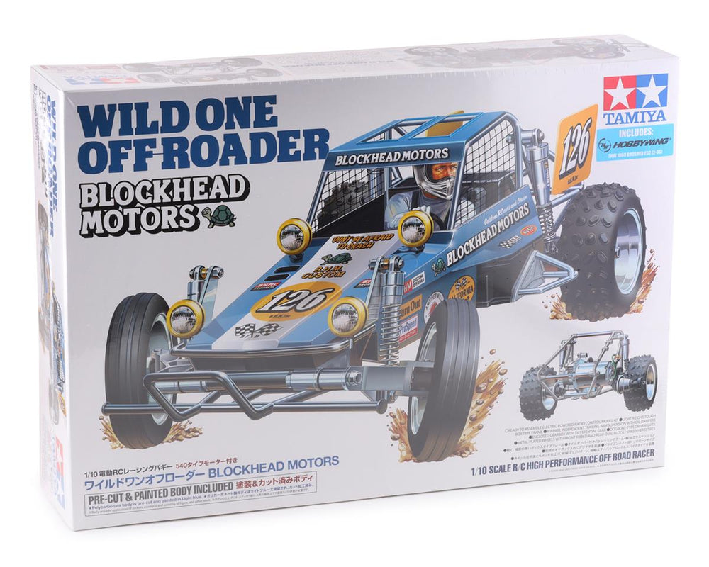 Tamiya 1/10 RC Wild One Off-Roader Buggy Blockhead Motors Kit  Hobbywing THW 1060 ESC (ONLINE ORDER ONLY)