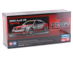 Tamiya 1/10 RC TT-02 1992 Audi V8 Touring Model Kit  Hobbywing THW 1060 ESC (ONLINE ORDER ONLY)