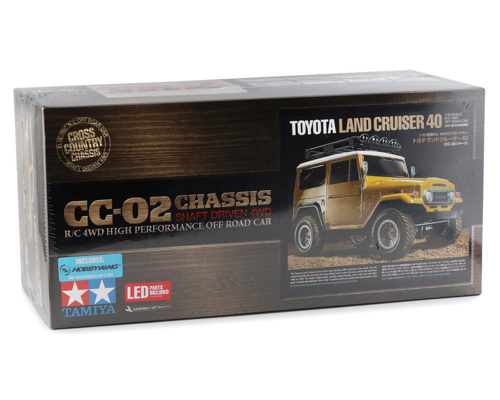 Tamiya Toyota Land Cruiser 40 1/10 4WD Scale Crawler Truck Kit (CC-02) (ONLINE ORDER ONLY)