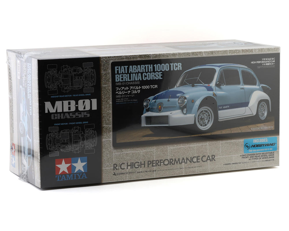 Tamiya Fiat Abarth 1000 TCR Berlina Corse 2WD On-road Kit MB-01 (ONLINE ORDER ONLY)