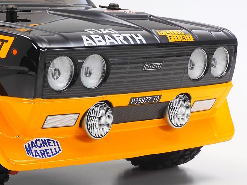 Tamiya RC Fiat 131 Arbath Rally, MF-01X Olio Fiat 58723-A (ONLINE ORDER ONLY)
