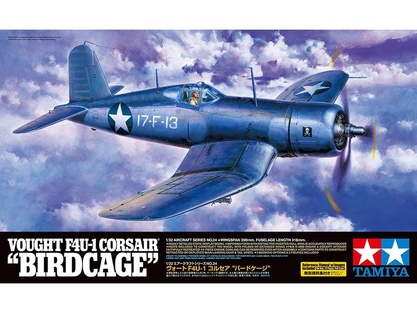 Tamiya 1/32 Vought F4U-1 Corsair Plastic Model Airplane Kit (ONLINE ORDER ONLY)