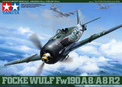 Tamiya 1/48 Focke-Wulf Fw190 A-8/A-8 R2 Plastic Model Airplane Kit (ONLINE ORDER ONLY)