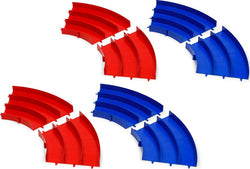 Tamiya Japan Cup Junior Circuit Curve Section Set Blue/Red 4pcs (ONLINE ORDER ONLY)