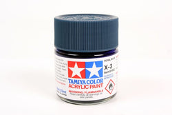 Tamiya Acrylic X-3 Royal Blue, 23ml Bottle 81003 (ONLINE ORDER ONLY)