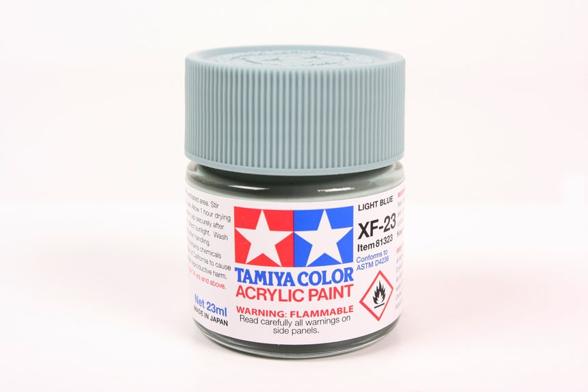Tamiya Acrylic XF-23 Light Blue Paint 23ml Bottle (ONLINE ORDER ONLY)