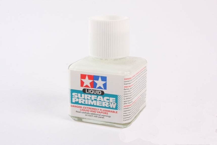 Tamiya Liquid Surface Primer 40ml Bottle White (ONLINE ORDER ONLY)