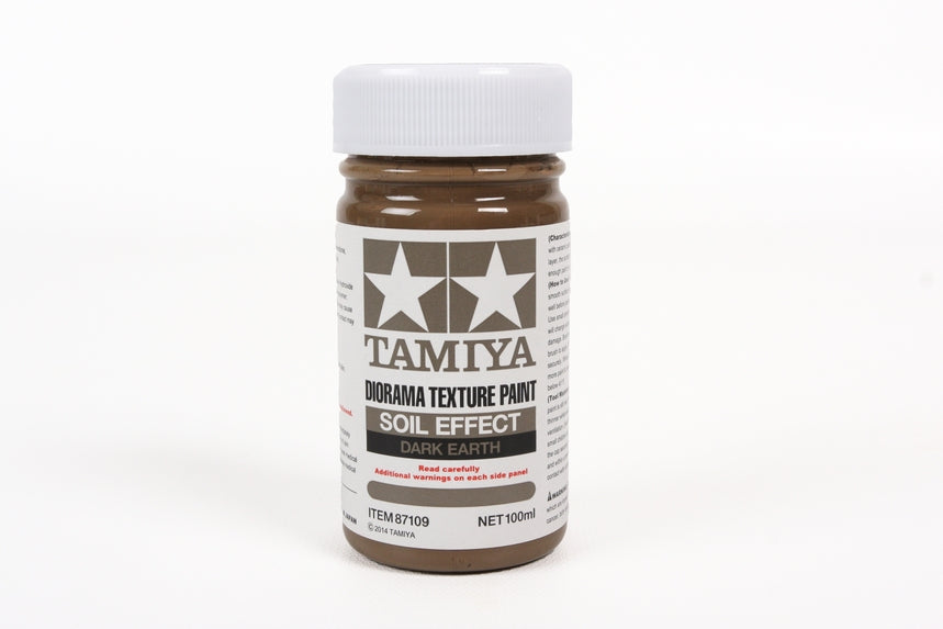 Tamiya Diorama Texture Paint 100ml Bottle Dark Earth (ONLINE ORDER ONLY)