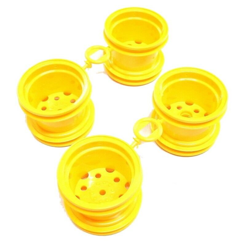 Tamiya Front and Rear Wheel Set Yellow for Blackfoot (ONLINE ORDER ONLY)