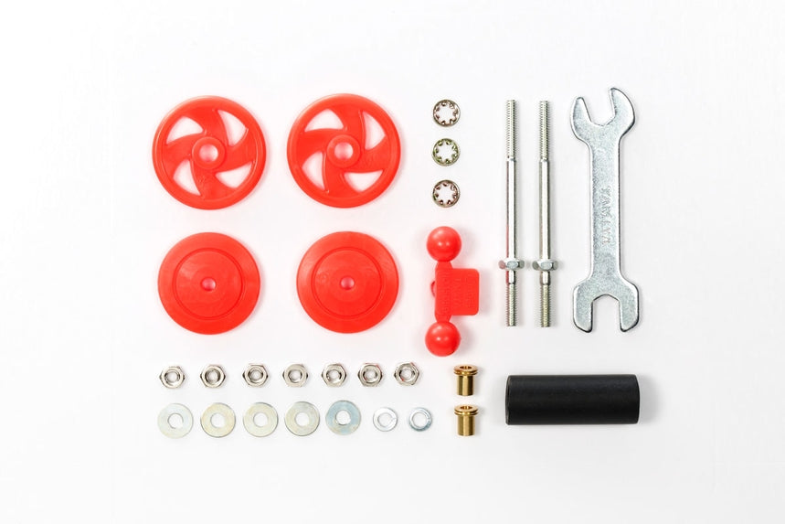 Tamiya JR Large Diameter Stabilizer Head Set Red 17mm (ONLINE ORDER ONLY)