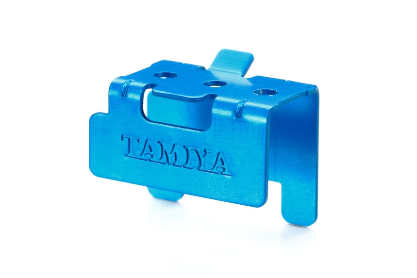 Tamiya JR Aluminum Motor Support Blue for Mini 4WD Station (ONLINE ORDER ONLY)