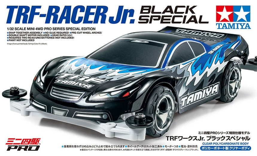 Tamiya TRF-Racer Jr. Black Special Kit w/ Mini 4WD MS Chassis (ONLINE ORDER ONLY)