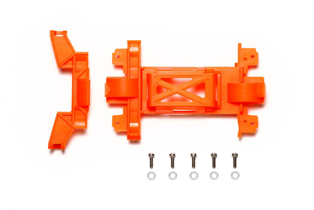 Tamiya JR Reinforced Gear Cover, for MS Chassis, Fluorescent Orange 95681 (ONLINE ORDER ONLY)